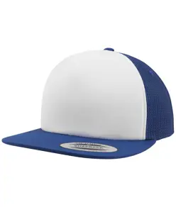 Cappellino trucker in gommapiuma con frontale bianco (6005FW) Flexfit by Yupoong