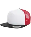 Cappellino trucker in gommapiuma con frontale bianco (6005FW) Flexfit by Yupoong