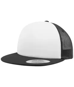 Cappellino trucker in gommapiuma con frontale bianco (6005FW) Flexfit by Yupoong