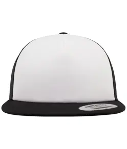 Cappellino trucker in gommapiuma con frontale bianco (6005FW) Flexfit by Yupoong