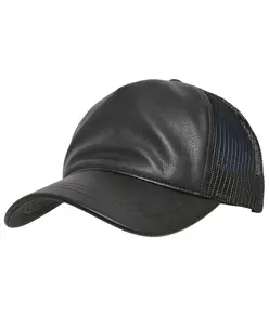 Cappellino trucker in pelle Flexfit by Yupoong