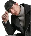 Cappellino trucker in pelle Flexfit by Yupoong