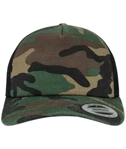 Cappellino trucker mimetico (6606C) Flexfit by Yupoong