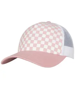 Cappellino trucker retrò a scacchi (6506CB) Flexfit by Yupoong
