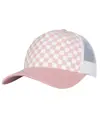Cappellino trucker retrò a scacchi (6506CB) Flexfit by Yupoong