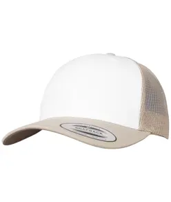 Cappellino trucker retrò con fronte colorato (6606CF) Flexfit by Yupoong