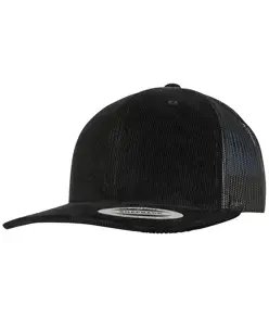 Cappellino trucker rétro in velluto a coste (6606CT) Flexfit by Yupoong
