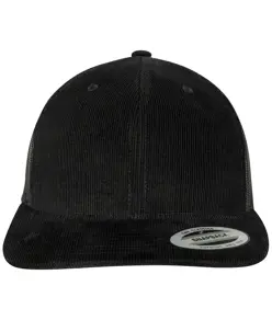 Cappellino trucker rétro in velluto a coste (6606CT) Flexfit by Yupoong