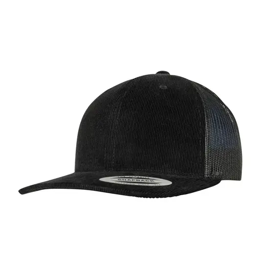 Cappellino trucker rétro in velluto a coste (6606CT) Flexfit by Yupoong