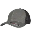Cappellino trucker rétro mélange (6511M) Flexfit by Yupoong