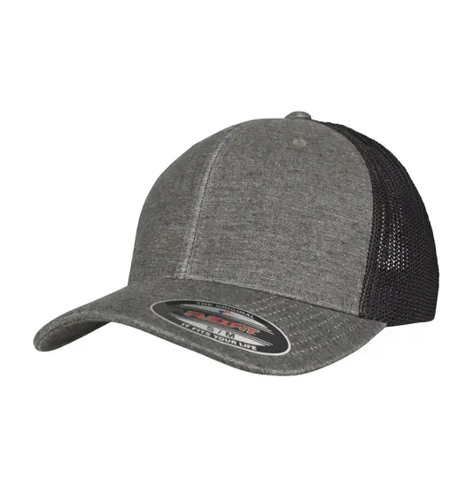 Cappellino trucker rétro mélange (6511M) Flexfit by Yupoong