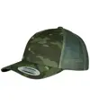 Cappellino trucker retrò Multicam® (6606MC) Flexfit by Yupoong