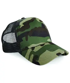 Cappellino trucker snapback camo Beechfield