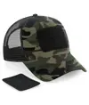 Cappellino trucker snapback con patch Beechfield