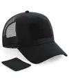 Cappellino trucker snapback con patch Beechfield