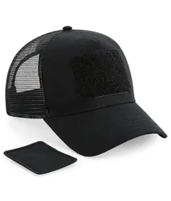 Cappellino trucker snapback con patch Beechfield
