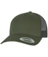 Cappellino trucker vintage a 5 pannelli (6506) Flexfit by Yupoong