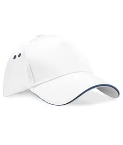 Cappellino Ultimate a 5 pannelli con visiera sandwich Beechfield