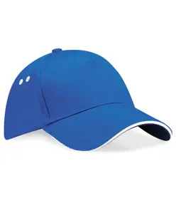 Cappellino Ultimate a 5 pannelli con visiera sandwich Beechfield