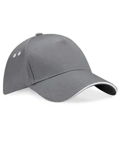 Cappellino Ultimate a 5 pannelli con visiera sandwich Beechfield