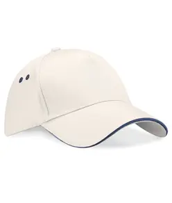 Cappellino Ultimate a 5 pannelli con visiera sandwich Beechfield