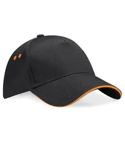 Cappellino Ultimate a 5 pannelli con visiera sandwich Beechfield