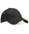 Cappellino Ultimate a 5 pannelli con visiera sandwich Beechfield