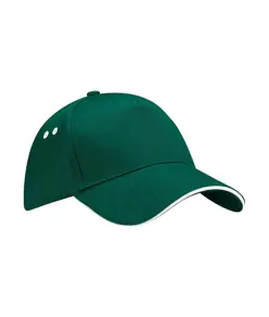 Cappellino Ultimate a 5 pannelli con visiera sandwich Beechfield