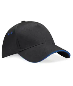 Cappellino Ultimate a 5 pannelli con visiera sandwich Beechfield