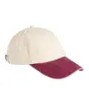 Cappellino vintage a basso profilo con visiera a contrasto Beechfield