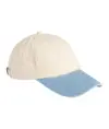 Cappellino vintage a basso profilo con visiera a contrasto Beechfield