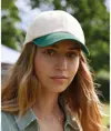 Cappellino vintage a basso profilo con visiera a contrasto Beechfield