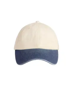 Cappellino vintage a basso profilo con visiera a contrasto Beechfield