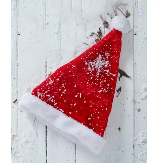 Cappello da Babbo Natale in peluche The Christmas Shop