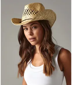 Cappello da cowboy in paglia Beechfield
