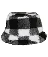 Cappello da pescatore a quadri in sherpa (5003SC) Flexfit by Yupoong