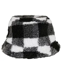 Cappello da pescatore a quadri in sherpa (5003SC) Flexfit by Yupoong