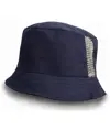 Cappello da pescatore deluxe in cotone lavato con pannelli laterali in rete Result Headwear