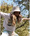 Cappello da pescatore junior in cotone biologico Beechfield