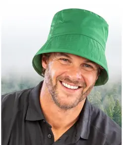 Cappello da pescatore riciclato con bordo rifinito Result Headwear