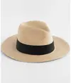Cappello fedora in paglia Beechfield