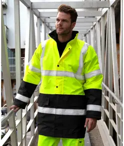 Cappotto di sicurezza bicolore Motorway Result Core