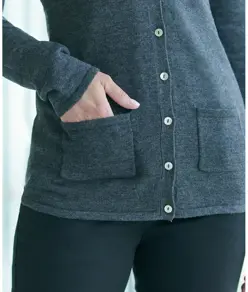 Cardigan da donna con scollo a V e bottoni Henbury