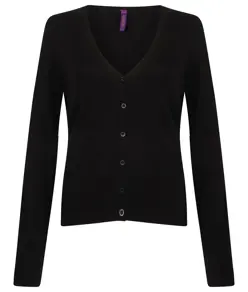 Cardigan donna con scollo a V Henbury