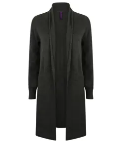 Cardigan lungo aperto donna Henbury