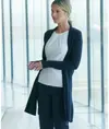 Cardigan lungo aperto donna Henbury