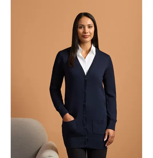 Cardigan lungo in maglia da donna Premier