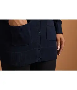 Cardigan lungo in maglia da donna Premier