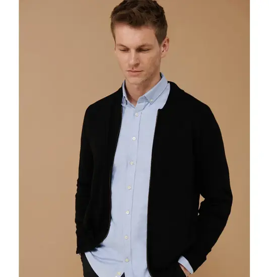 Cardigan unisex con zip intera Henbury