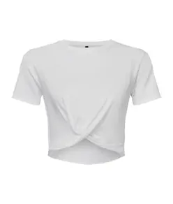Crop top con nodo TriDri® donna TriDri
